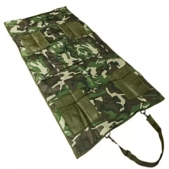 VISM Roll Up Shooting Mat 69" Rifle Range Gear Hunting Prone Roll-Out Mat WOODS~