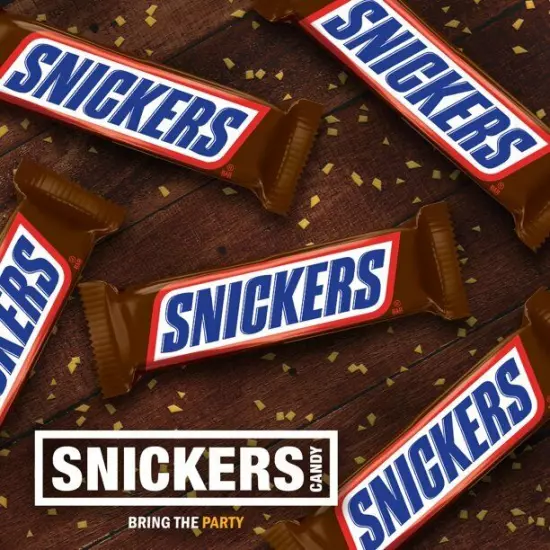 Snickers Full Size Chocolate Candy Bar - 1.86 oz Bar 4 Pack