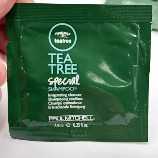 12 Paul Mitchell Tea Tree Shampoo Lavender Mint .25 oz each Travel Sample Size