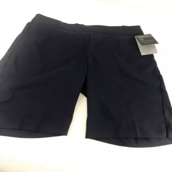 NWT Womens Nike Dri-FIT UV Shorts Small S Navy Blue MSRP $75 AJ5663