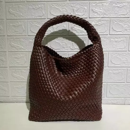 Women Woven Handbag High Quality Lightweight Travel Expanding Folders