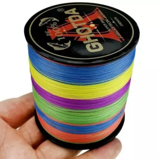 300M Multifilament Fishing Line 12 Strands Braided Super Strong PE Fibers Japan