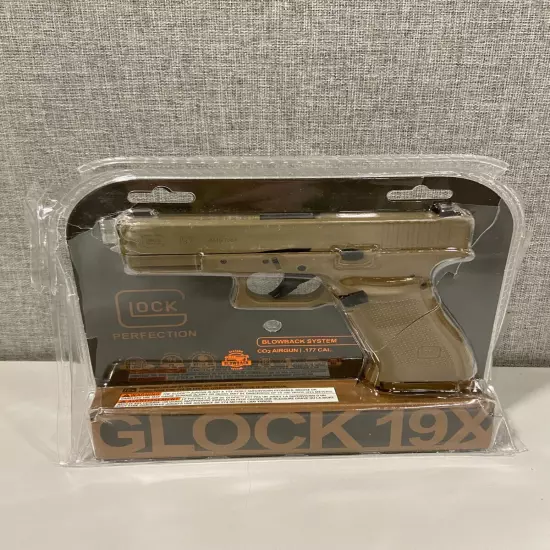 DISCONTINUED RWS UMAREX GLOCK 19X GEN5 CO2 .177 BBs AIR GUN BB AIR PISTOL18RD 