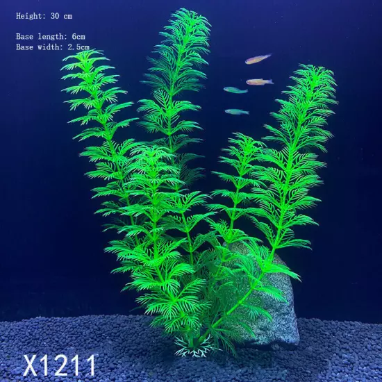 Plastic Fake Aquatic Plants Fish Tank Landscaping Aquariums Water Plants Decor,