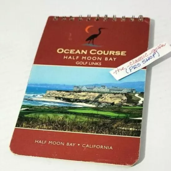 Half Moon Bay Golf Links Yardage Book The OCEAN COURSE Ships FREE w/Buy It Now