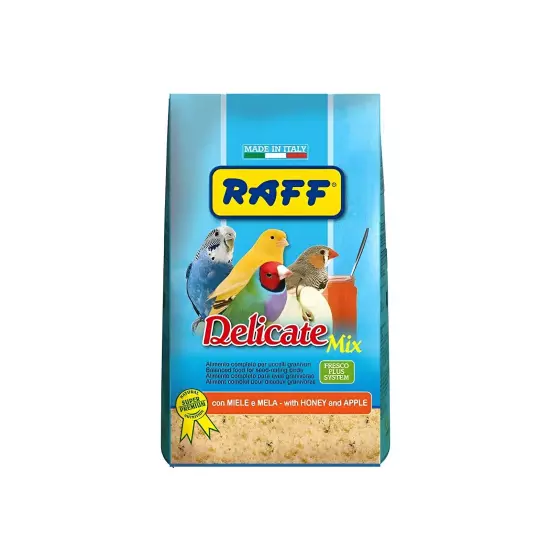 Natural Bird Food for Small Birds RAFF Delicate Mix 500gr honey apple