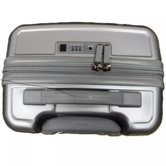 SAMSONITE Silhouette 17 21" Carry-on Expandable Hardside Spinner SILVER