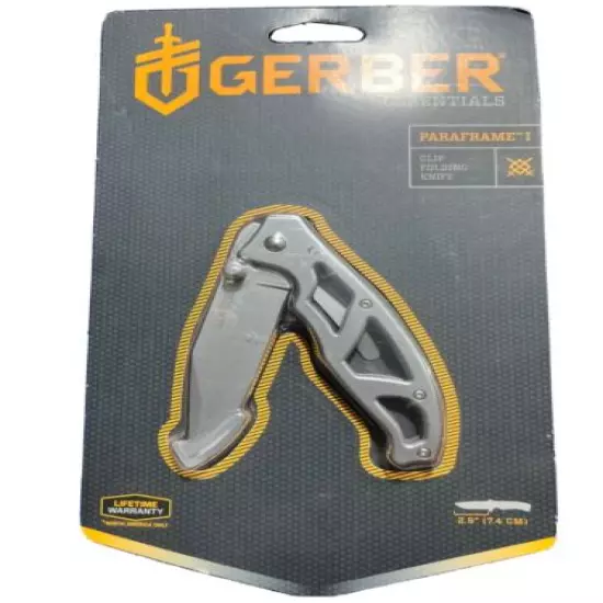 Gerber Paraframe Clip Folding Knife New In Package