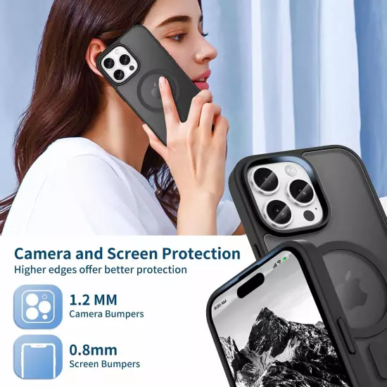 For iPhone 16 Pro Max/Pro/Plus/Case Phone Cover Shockproof+Screen Glass Protecto