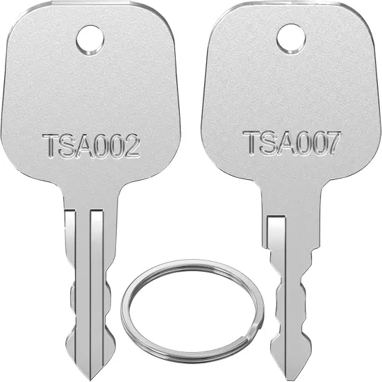 Key for TSA, 2PCS TSA007 TSA002 for Master Luggage Lock Keys Compatible with Lug