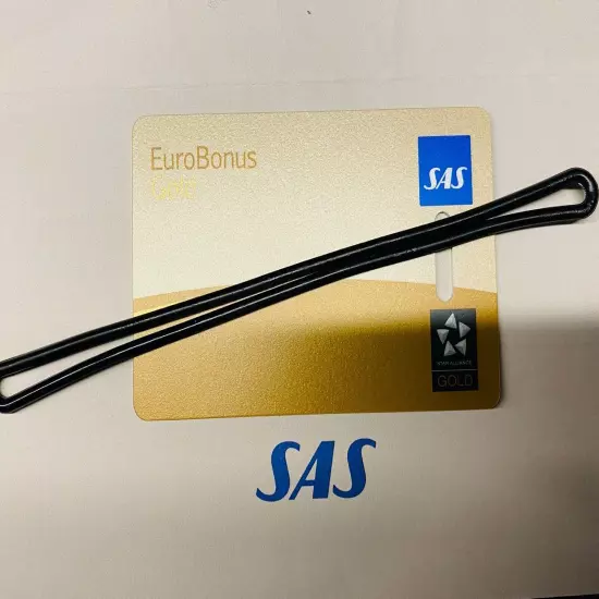 New - Scandinavian Airlines (SAS) - Star Alliance Gold - Luggage Bag Tag