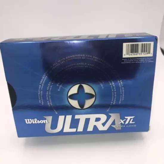 Wilson Ultra XTL Golf Balls With CAM Logo. New In Open Box