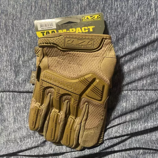 Mechanix Wear M-Pact® Coyote LARGE Impact Resistant Tactical Glove Free Ship NEW