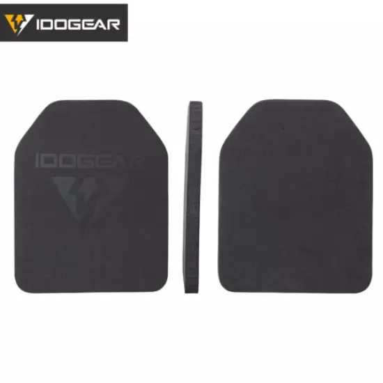 IDOGEAR Tacical Vest Dummy Plate Ballistic 2pcs 9x12" For AVS JPC Vest Paintball