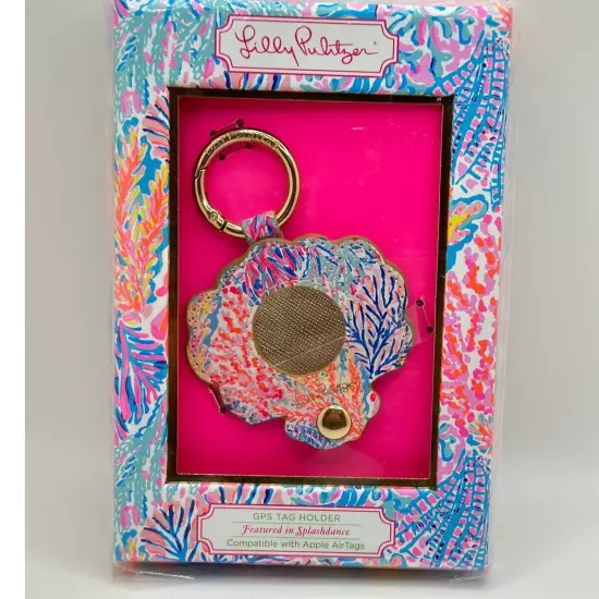 Lilly Pulitzer GPS Tag Holder, Splashdance Pattern