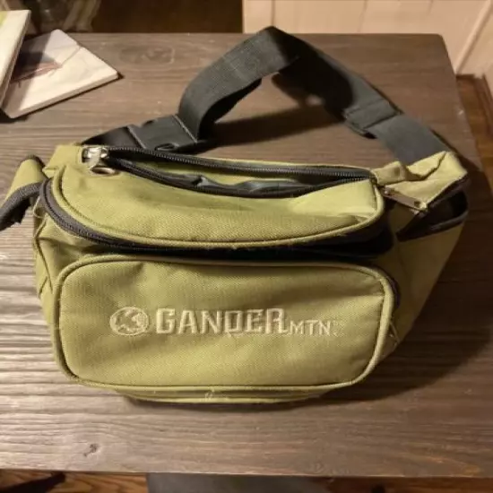 GANDER MOUNTAIN WAIST FANNY PACK GREEN Concerts Hiking EDC Hunting Fishing Beach