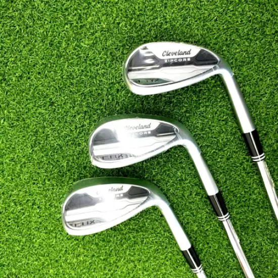 NEW Cleveland Wedges CBX ZipCore 52*/11 56*/12 60*/10 TT Dynamic Gold Steel RH