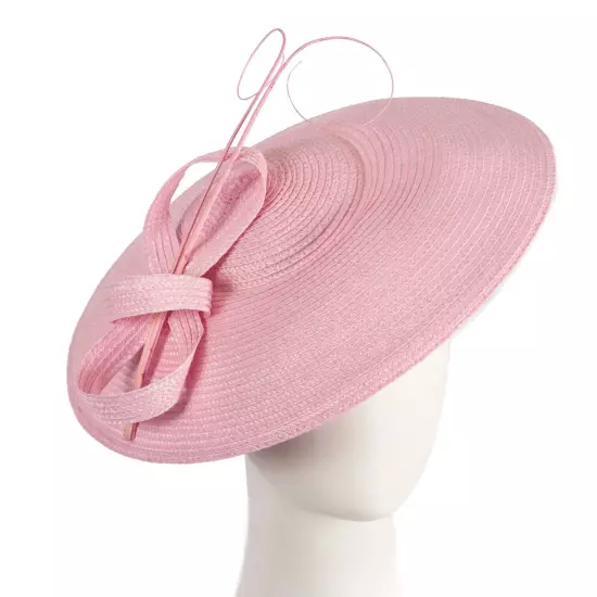 Pink spring racing large plate fascinator by Max Alexander. 100% AU Seller