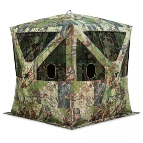 Big Cat 350 Ground Hunting Blind Portable Water Resistant Backwoods Camo Shelter