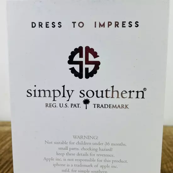 Simply Southern Fur Mama Pink Glitter Phone Case iPhone XS Max New in Package