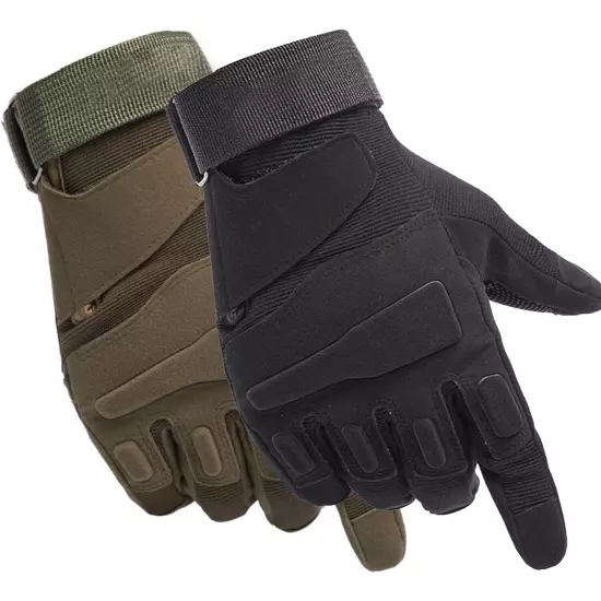 Men's Breathable Full Finger Outdoor Cycling Sport Work Military Tactical Gloves