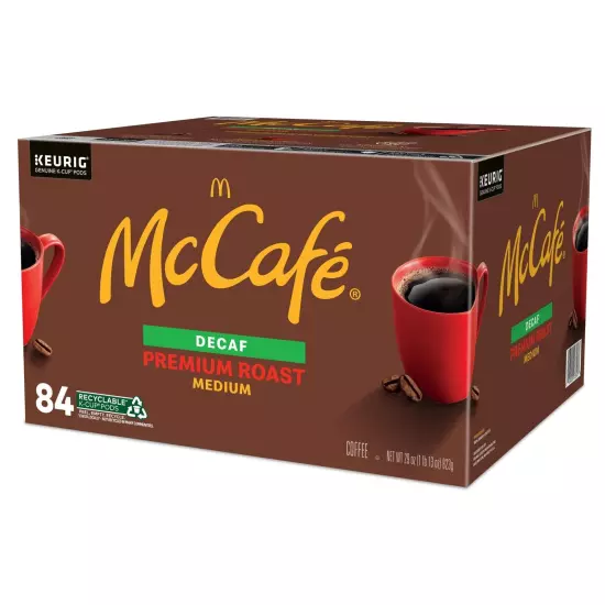 McCafe Premium Roast Decaf, Keurig Single Serve K-Cup Pods, Medium Roast Coff...