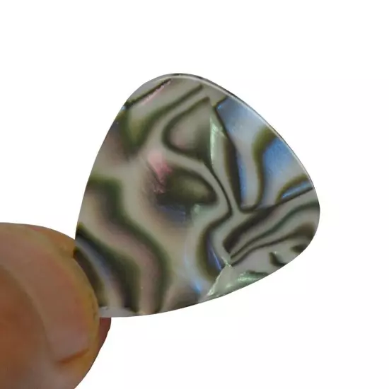 Lots of 100pcs Thin 0.46mm Blank Guitar Picks Plectrums Celluloid Abalone