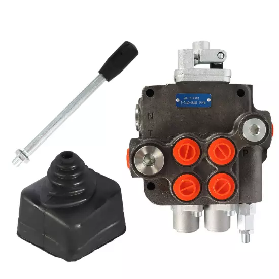 2 Spool 21GPM Hydraulic Directional Control Valve For Tractor Loader w/Joystick