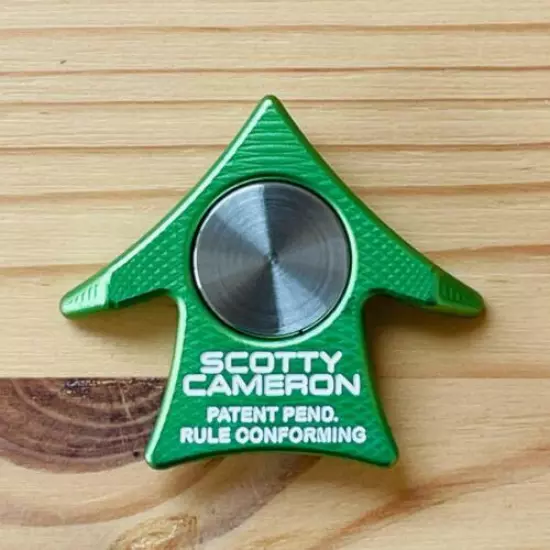 Scotty Cameron Golf Ball Marker 2022 Masters Blue Aero Alignment Tool Limited