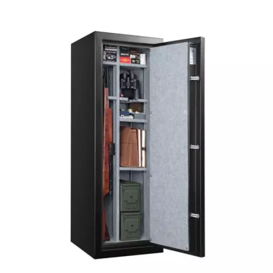 14 Gun Ammo Fire Safe Cabinet Storage Rifles Firearms Electronic Security Vault