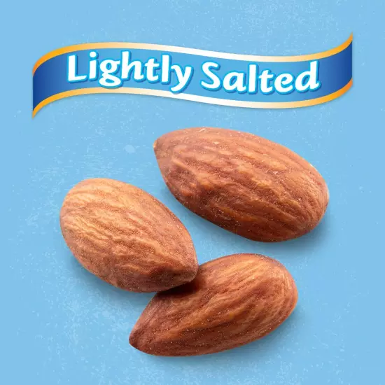 BLUE DIAMOND ALMONDS: Low Sodium Lightly Salted Snack Nuts, Resealable Bag, 40oz