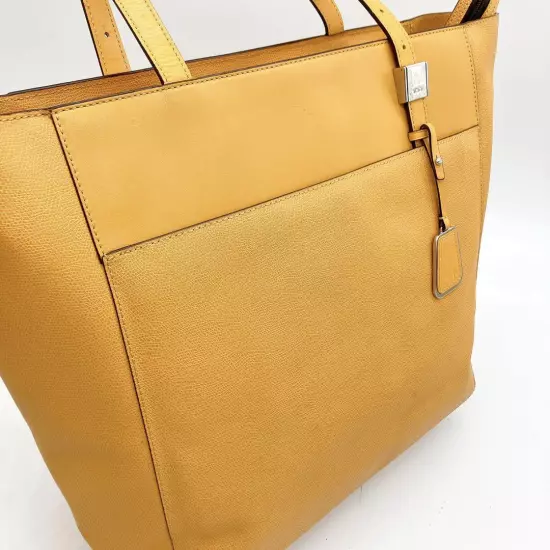 Tumi Tote Bag Sink Nora Leather Yellow Shoulder