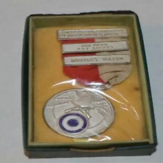 1939 Cuyahoga Civilian Marskmens assn Shooting Medal 100 Yards Doubles Match