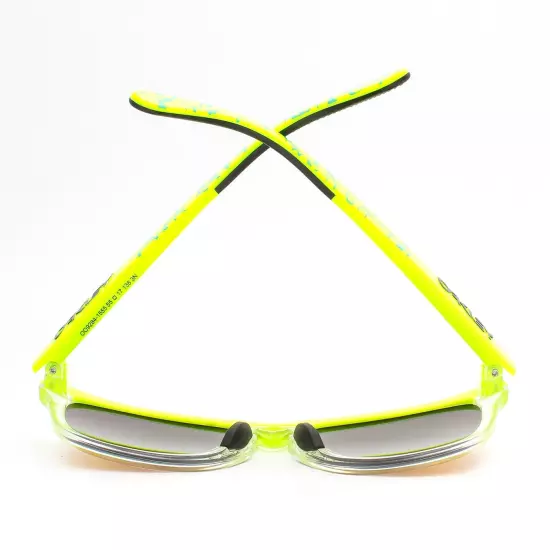 Oakley Frogskins OO9284 Sunglasses Tennis Ball Yellow / Clear Prizm Ruby w/Pouch