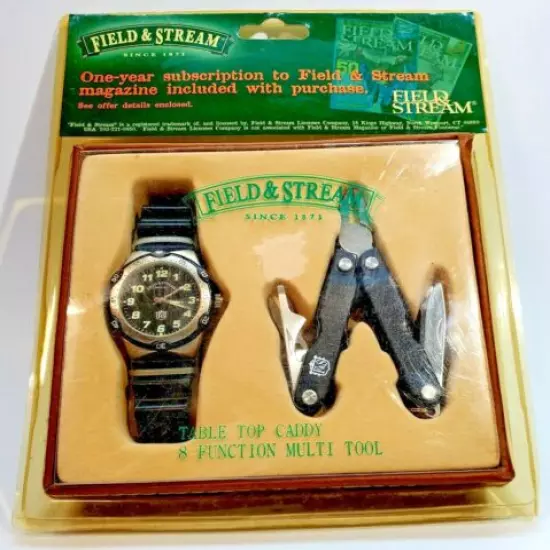 Field And Stream Watch & 8 Function Multi Tool