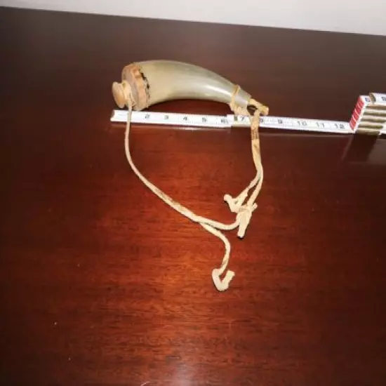 Authentic Vintage Powder Horn