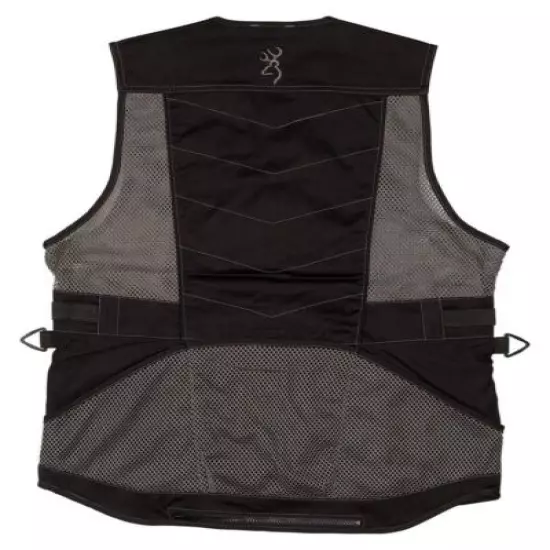 Browning Women's Ace Shooting Vest-Black/Black