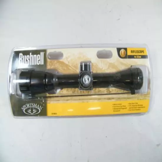 BUSHNELL 4X32 MM RIFLE SCOPE 721403C SPORTSMAN NEW