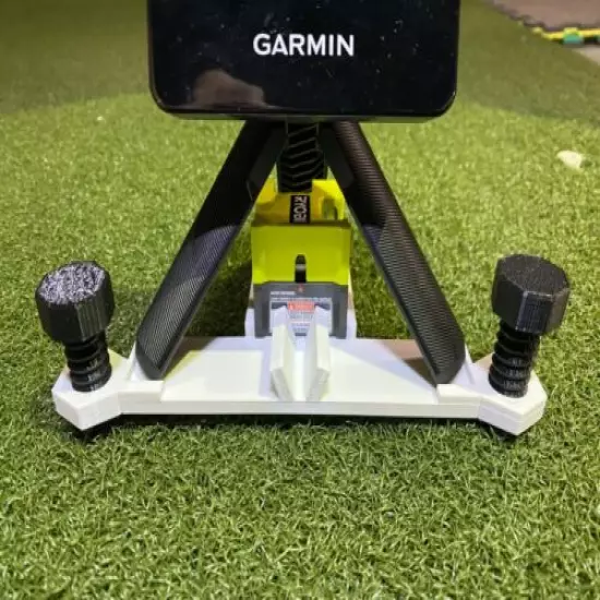 Garmin R10 Alignment and Leveling Stand - White with black bolts - WITH LASER