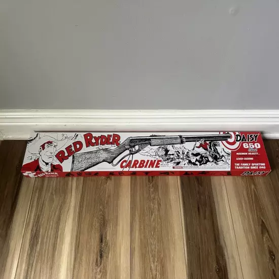 Daisy Red Ryder Carbine Lever Spring 350 FPS .177 Cal Wood Stock BB Gun Rifle