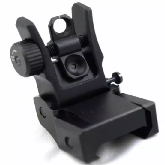 UTG Low Profile Flip-up BUIS Sight Set Folding Iron Sights Picatinny Rail