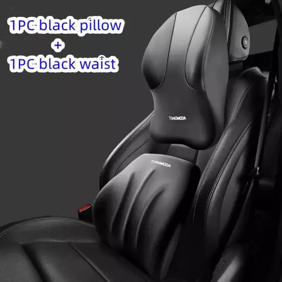 Memory Foam Car Neck Cushion Protective Lumbar Back Support Car Headrest Pillow