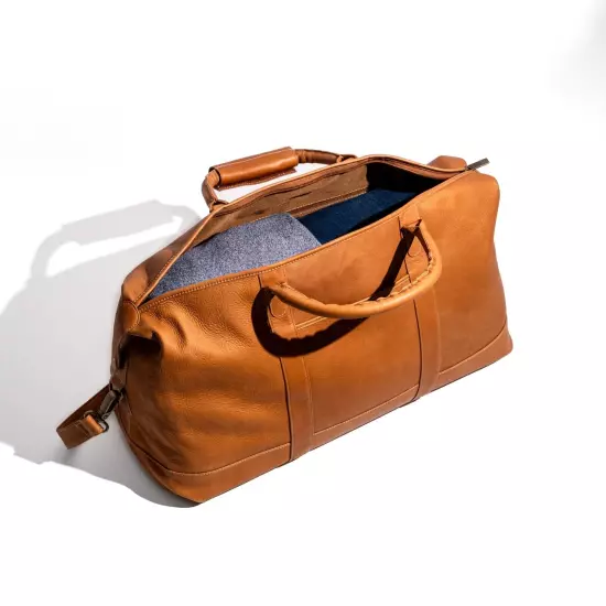 Premium Genuine Leather Duffle Bag