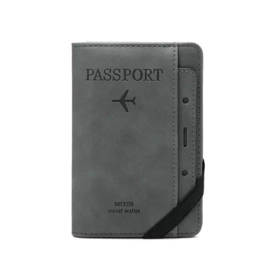 Passport Holder Cover with Card Slot Wallet Case Travel Must Have RFID Blocking