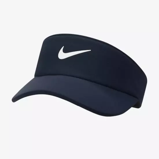 Nike Dri-Fit AeroBill Women's Golf Visor Obsidian White Hat 1 Size DH1926-451