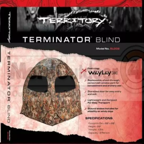 BL002 BARRONETT BLINDS TERRITORY TERMINATOR WAYLAY HUB BLIND NEW OLD STOCK