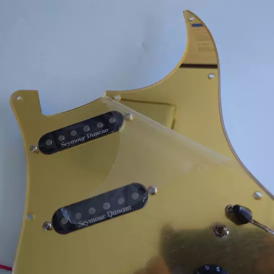 Guitar Prewired Loaded Strat Pickguard with Coil Splitting Alnico5 Pickup for ST