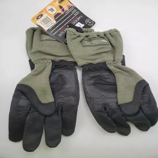 New Wiley-X TAG-1 Green Combat Assault Gloves Made With Kevlar Hard Knuckles XL