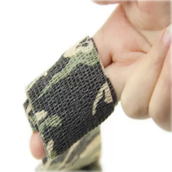 5pcs/set 5CMx4.5M Hunting Camping Camouflage Stealth Tape Waterproof Wraps