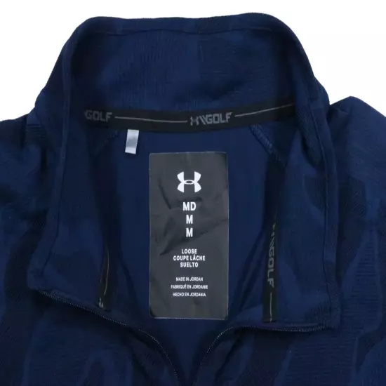 UNDER ARMOUR VANISH DIVERGE THE HONDA CLASSIC MEDIUM 1/4 ZIP MOCK PULLOVER